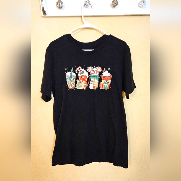 Christmas Mickey women's t shirt size L - Picture 3 of 4